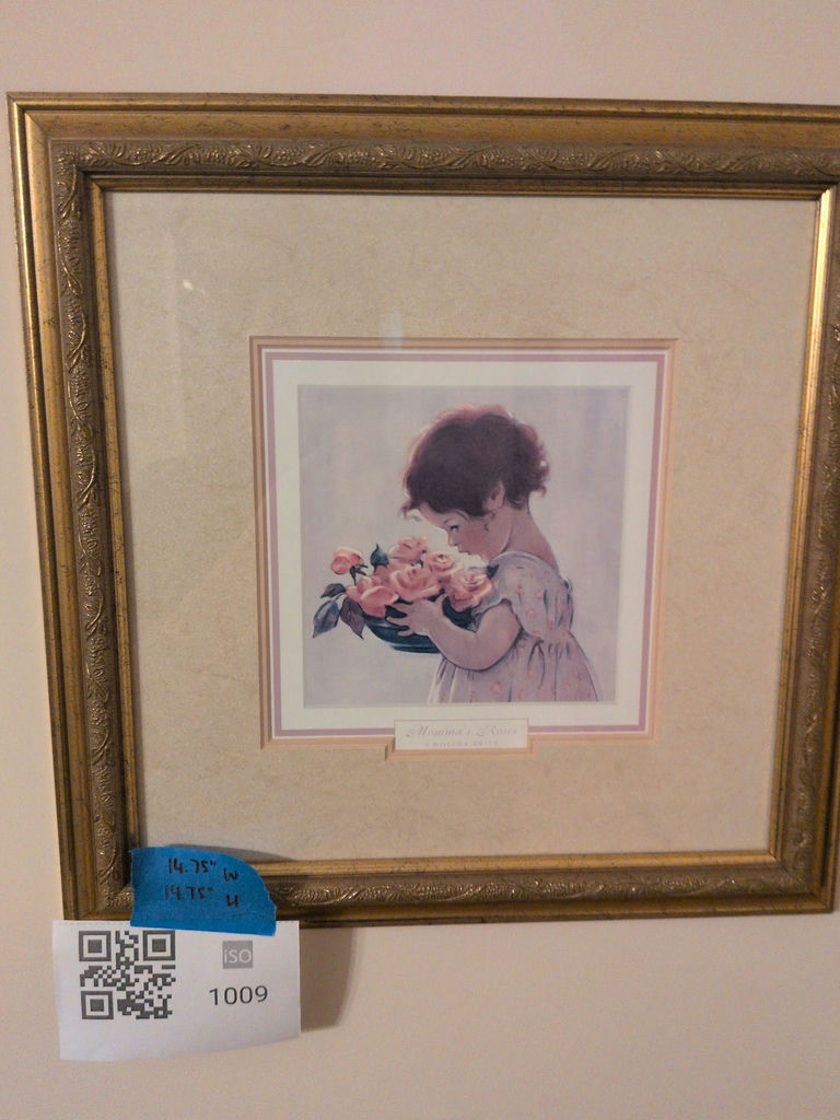 Framed "Momma's Roses" Print by J. Willcox Smith - image 2 of 4