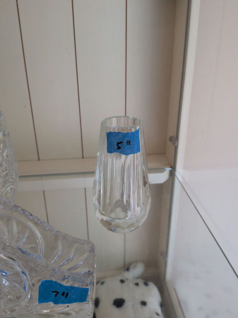 Three Clear Glass Decorative Pieces - image 4 of 4