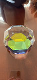 Faceted Crystal Glass Decorative Paperweight - thumbnail 2 of 5