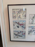 Framed Winter Town Scene Artwork Collage - thumbnail 2 of 9