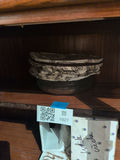 Set of Frosted Glass Floral Plates with Storage Carrier - thumbnail 1 of 5