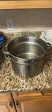 Stainless Steel Stock Pot with Steamer Insert and Lid - thumbnail 1 of 5