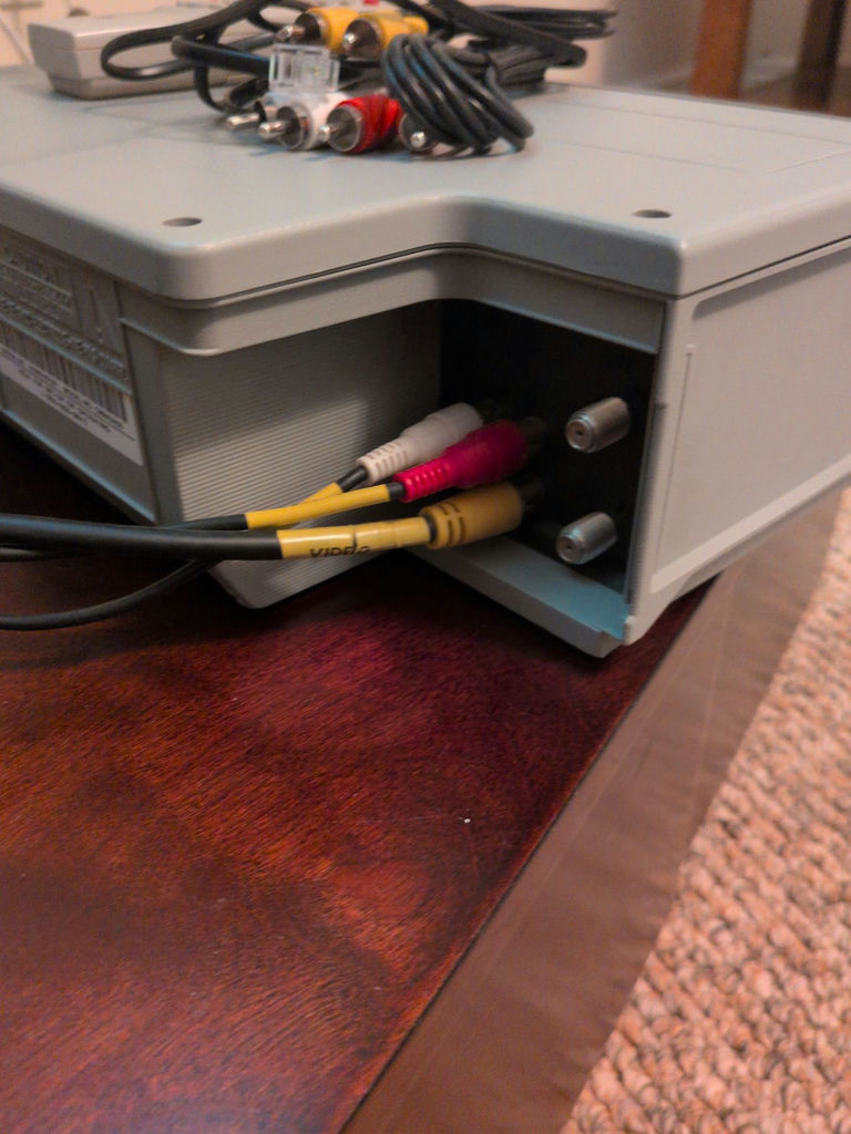 Magnavox 4-Head VHS VCR with Remote and Cables - image 5 of 9