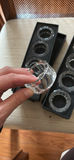 Set of Eight Crystal Napkin Rings - thumbnail 2 of 4