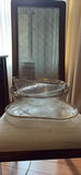 Textured Glass Serving Bowls and Oval Platter - thumbnail 1 of 8