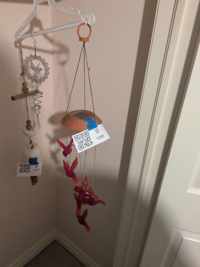 Hummingbird Wind Chime and Hanging Ornament - image 1 of 4
