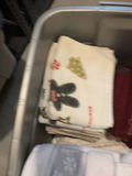 Storage Bin of Christmas Towels and Linens - thumbnail 7 of 9