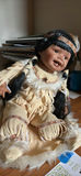 Porcelain Doll in Fringed Outfit - thumbnail 1 of 5