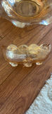 Amber Glass Serving Bowls and Dish Set - thumbnail 3 of 11
