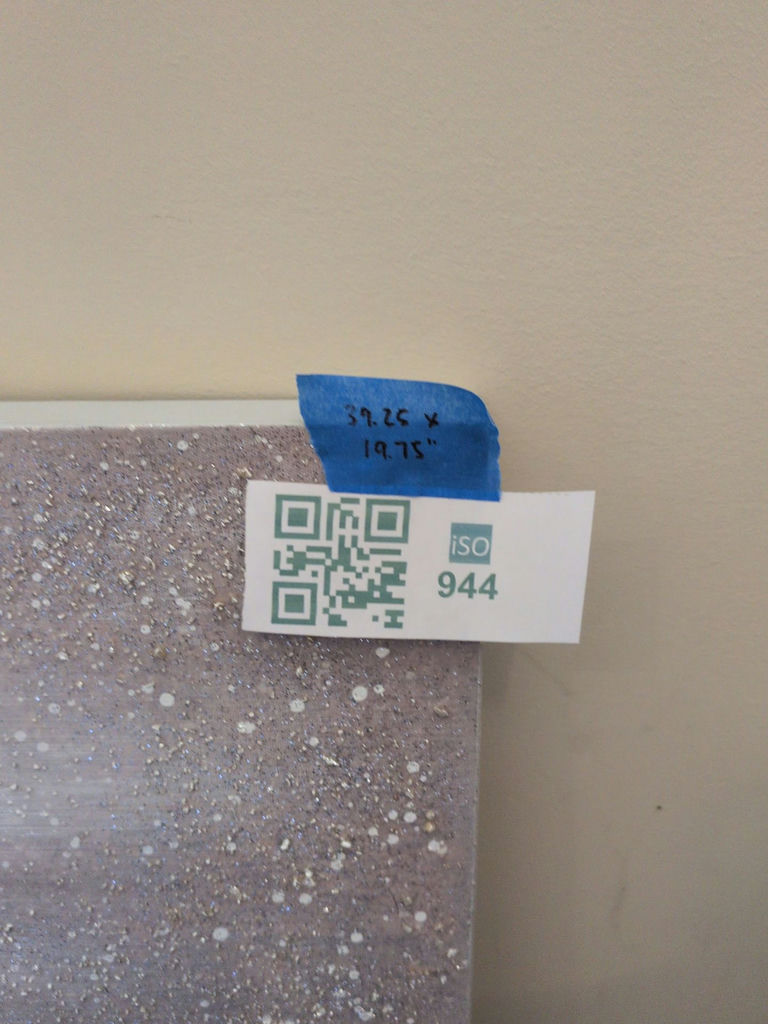 Abstract Glitter Canvas Wall Art - image 4 of 4