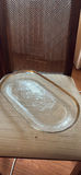 Textured Glass Serving Bowls and Oval Platter - thumbnail 2 of 8