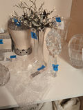 Glass Vases, Crystal Figurine, and Snowflake Ornament - thumbnail 1 of 5