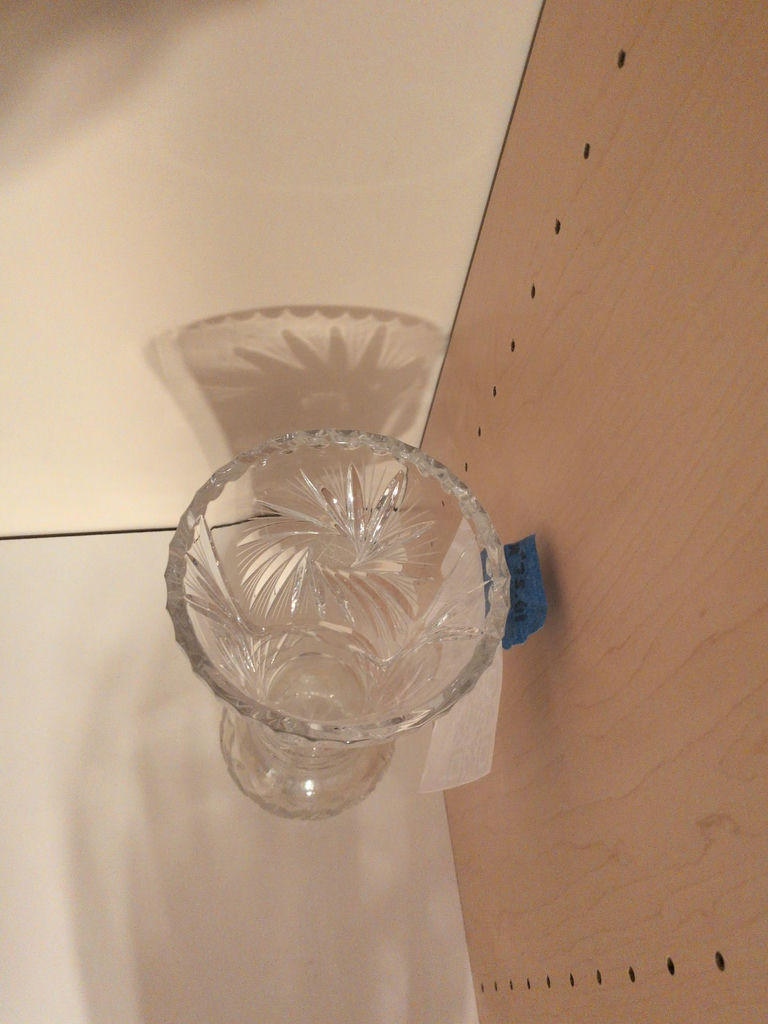 Cut Crystal Glass Vase - image 4 of 6