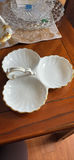 Hammered Bone China Three-Section Serving Dish and Decorative Basket - thumbnail 2 of 18