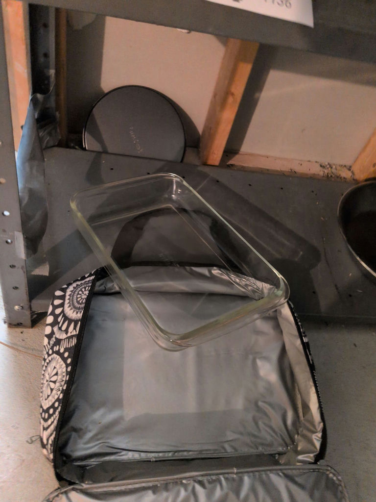 Stainless Steel Bowl, Glass Baking Dish with Insulated Carrying Bag - image 4 of 4