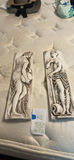 Pair of Classical Female Figure Wall Plaques - thumbnail 1 of 4