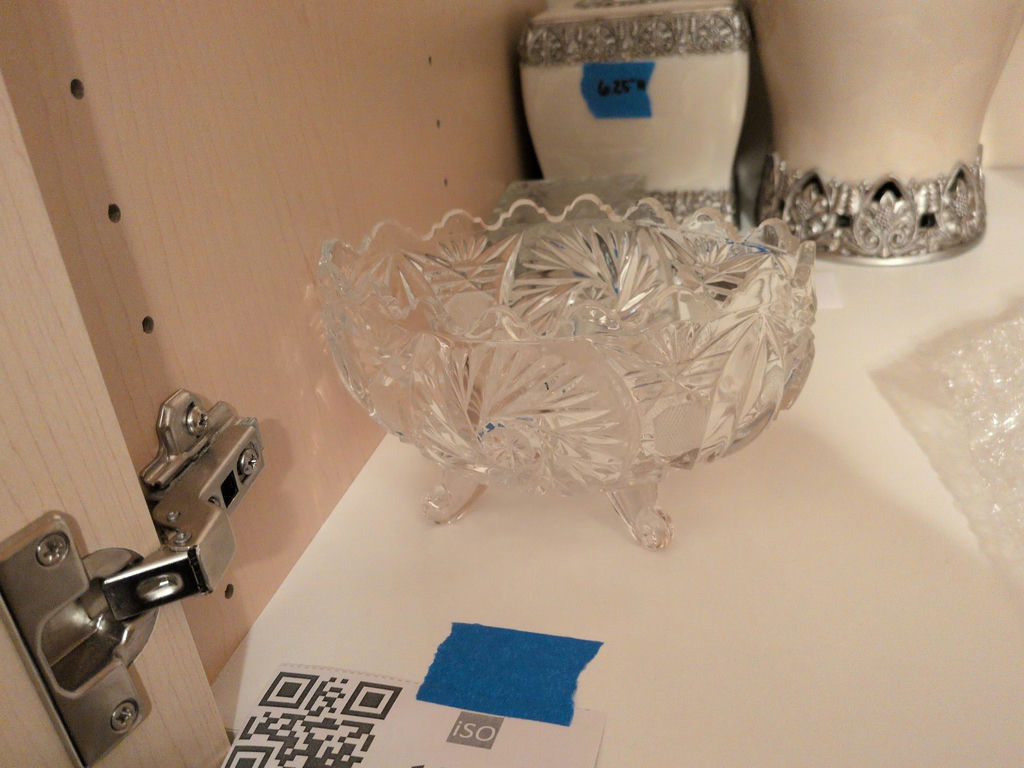 Cut Glass Footed Bowl - image 2 of 4