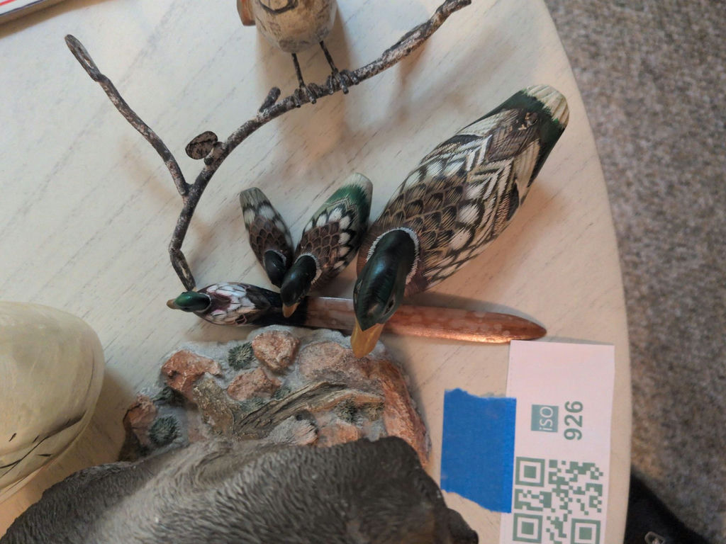 Assorted Wildlife Figurines and Framed Wildlife Print - image 7 of 13