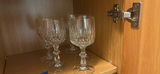 Set of Stemmed Crystal Glasses - thumbnail 1 of 3