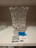 Cut Glass Pedestal Vase - thumbnail 3 of 5