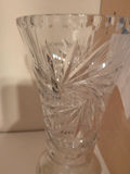 Cut Crystal Glass Vase - thumbnail 3 of 6