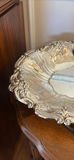 Ornate Silver-Tone Serving Bowl - thumbnail 2 of 4
