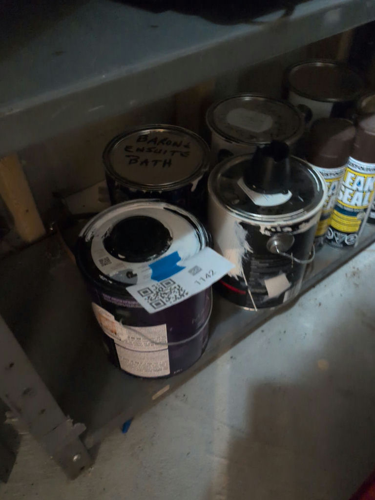 Assorted Paint Cans and Rust-Oleum LeakSeal Spray Cans - image 2 of 4
