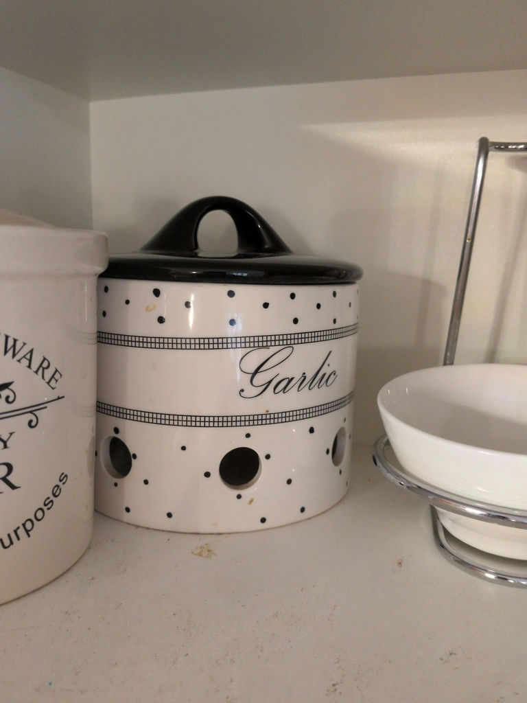 Ceramic Kitchen Canisters and Bowl Holder - image 5 of 5