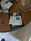 Whiteboard Speech Bubble Labels, Stokes Cheese Marker Set, and Skye McGhie Fine Porcelain Place Card Holders - thumbnail 1 of 5