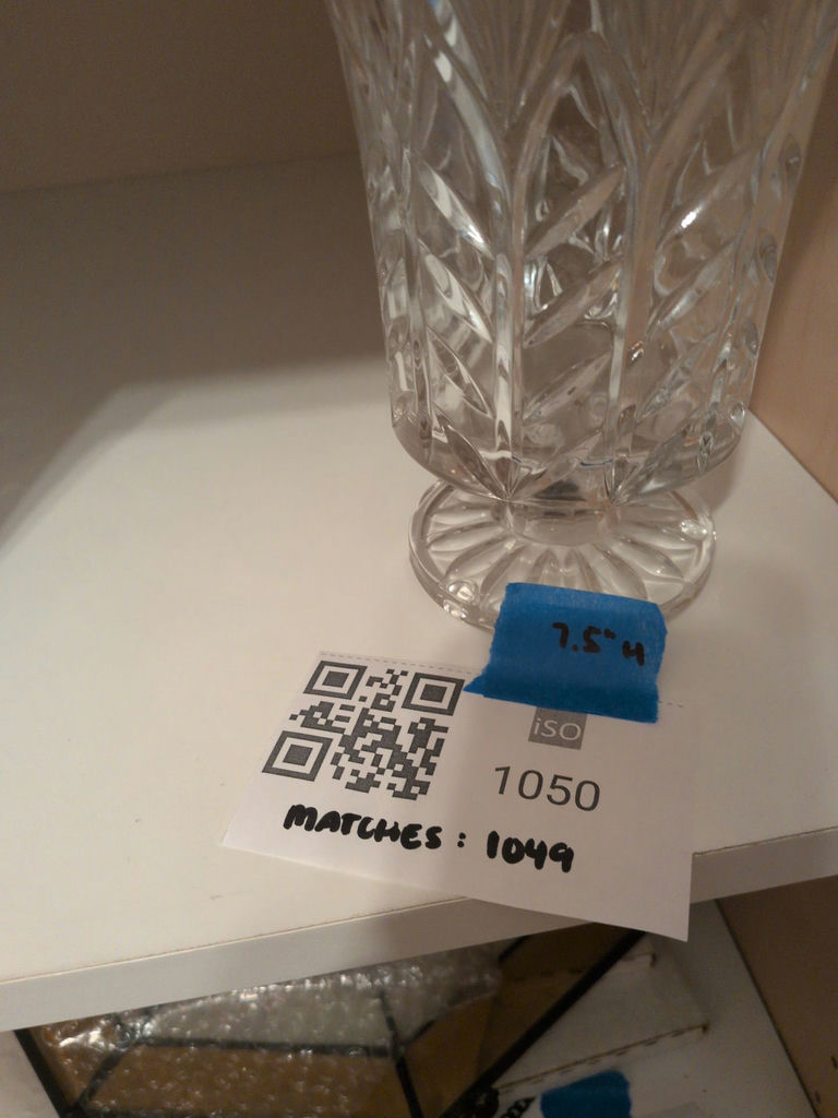 Cut Glass Vase - image 5 of 5