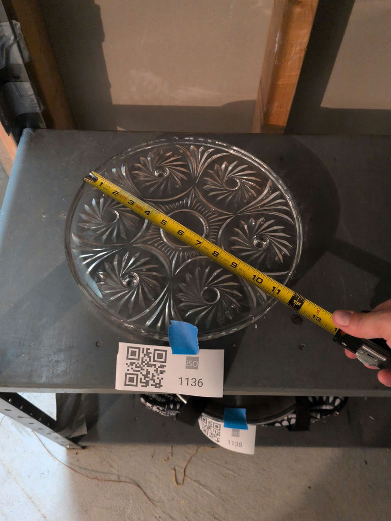 Glass Serving Plate - image 4 of 4