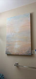 Canvas Seascape Painting with Sailboats - thumbnail 1 of 4