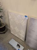 Framed Abstract Textured Wall Art Panel - thumbnail 1 of 5