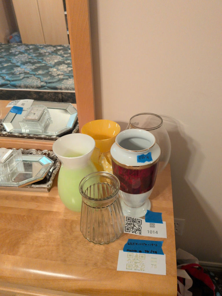 Assorted Decorative Glass and Ceramic Vases - image 1 of 6