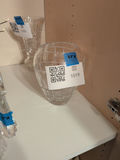 Clear Cut Glass Vase - thumbnail 1 of 4