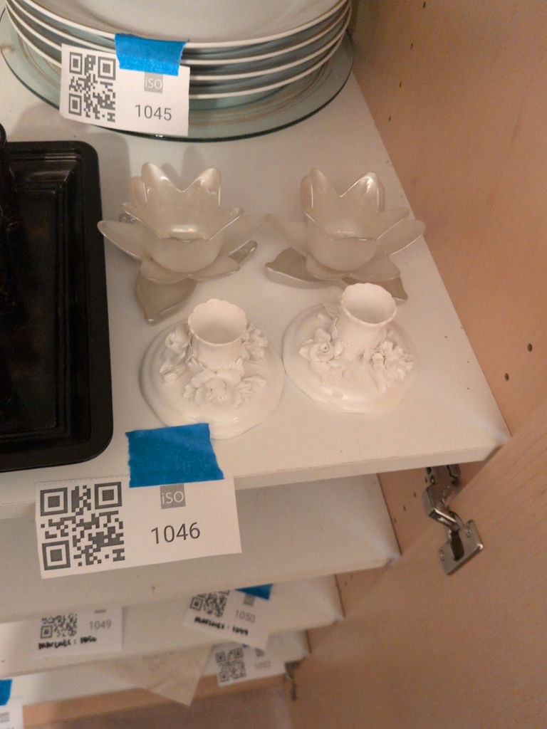 Decorative Candle Holders, Candles, and Tray Set - image 3 of 5