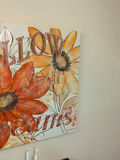 Floral "Follow Your Dreams" Wall Art - thumbnail 3 of 6