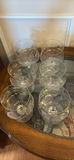 Set of Six Etched Stemmed Glasses - thumbnail 2 of 7