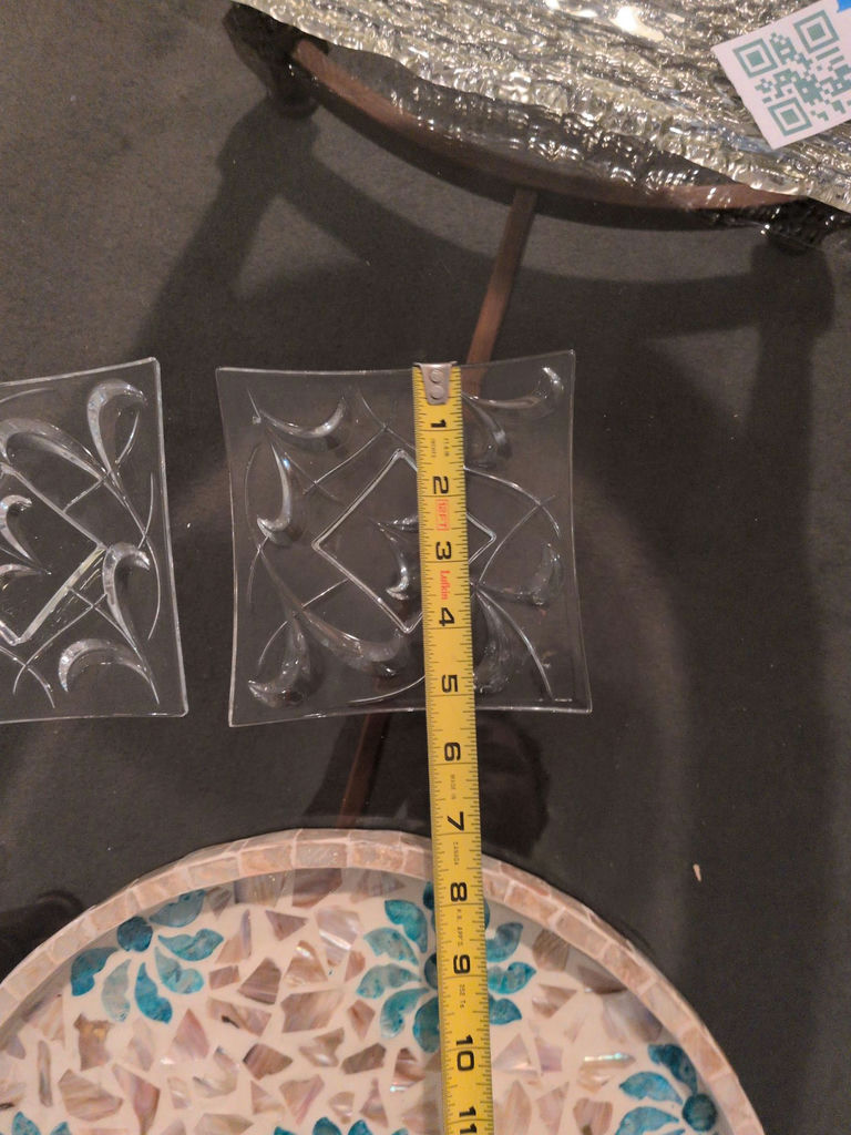 Decorative Serving Trays and Glass Plates - image 9 of 9