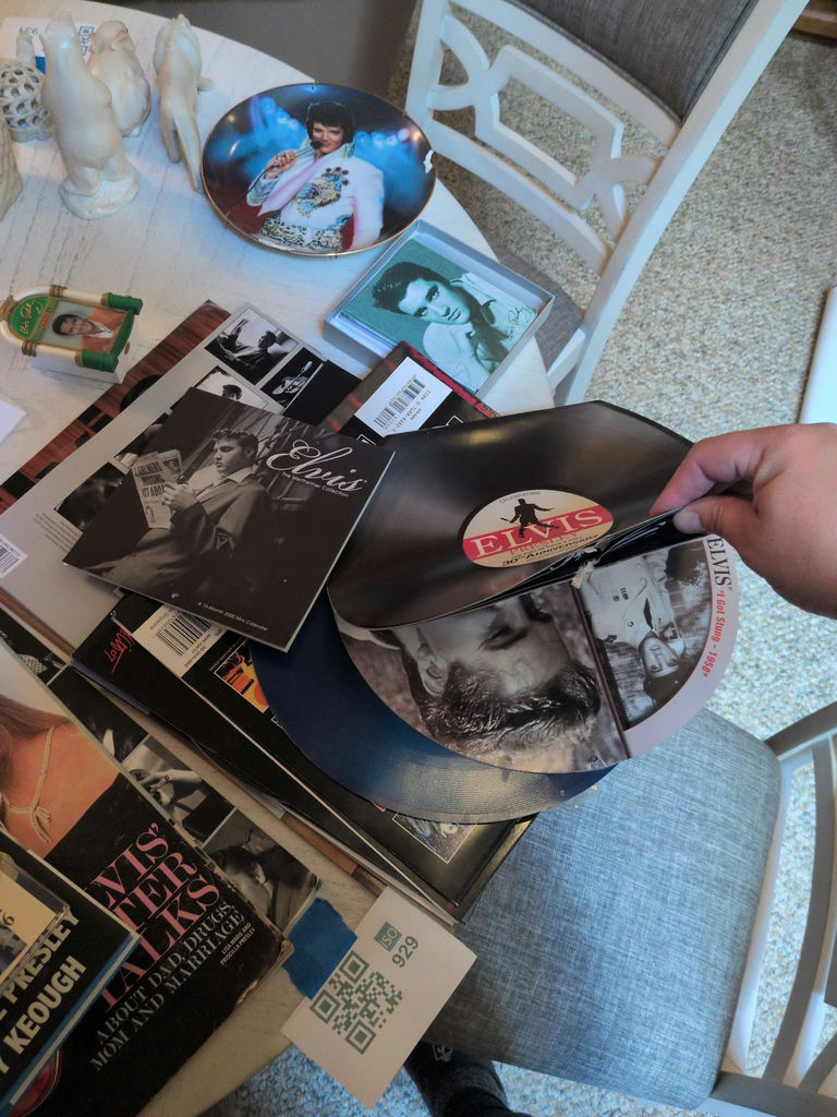 Elvis Presley Collectibles and Media Lot - image 14 of 15