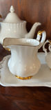 Royal Albert White Porcelain Tea Set with Serving Tray - thumbnail 2 of 7