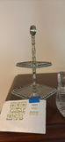 Two-Tier Metal Serving Stand and Glass Slipper Dish - thumbnail 4 of 4