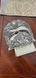 Silver-Plated Crumb Tray and Brush with Spoon Art Handles - thumbnail 3 of 7