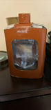 Decorative Brass Accessories and Leather Flask - thumbnail 3 of 4