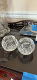 Pair of Cut Glass Candle Holders - thumbnail 1 of 4