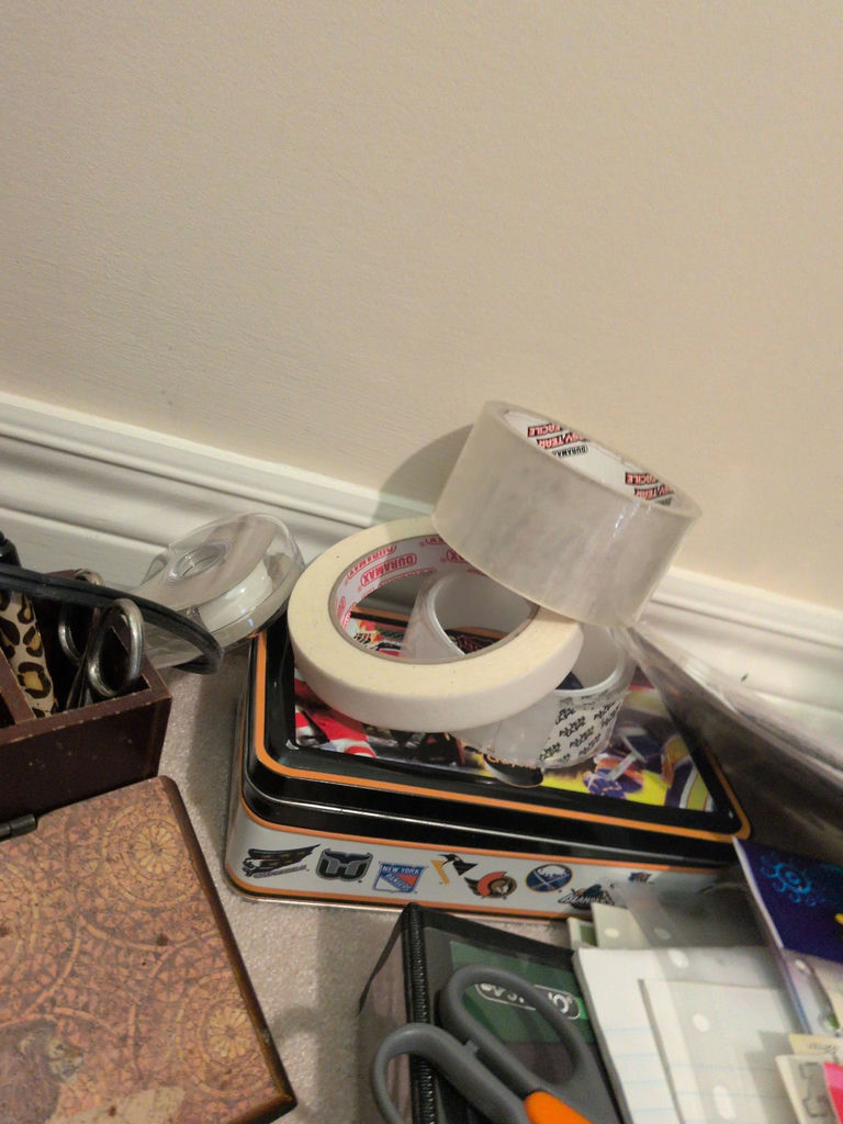 Desk Lamp, Wooden Organizer Box, and Office Supplies - image 8 of 11