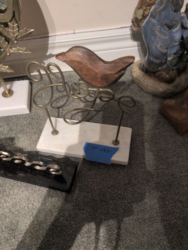 Decorative Metal and Wood Tabletop Signs - image 3 of 7