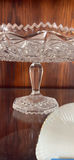 Cut Glass Pedestal Cake Stand - thumbnail 3 of 4