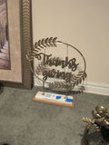 Decorative Metal and Wood Tabletop Signs - thumbnail 6 of 7
