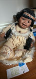Porcelain Doll in Fringed Outfit - thumbnail 3 of 5